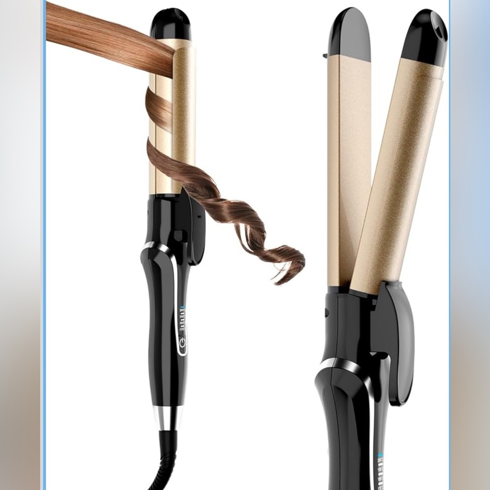 2-in-1 Ceramic Curling Iron / Straightener